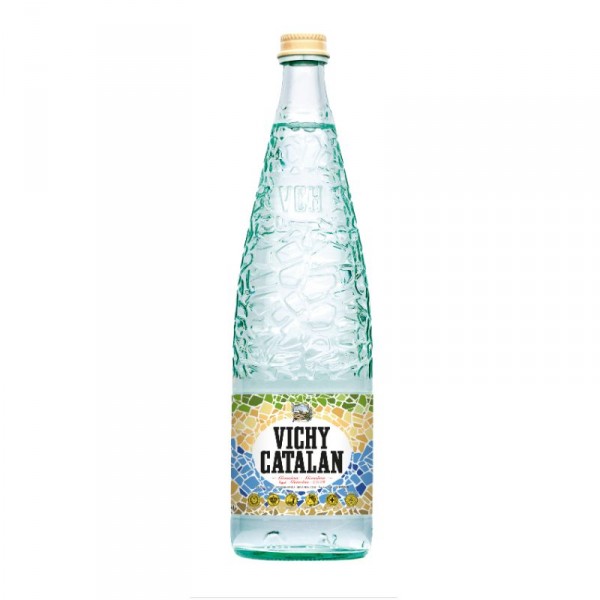 AGUA VICHY CATALAN CON GAS 1 LITRO