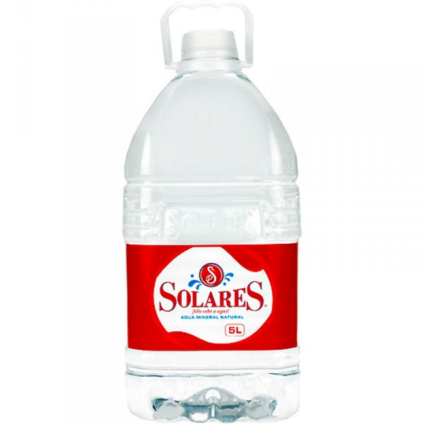 AGUA SOLARES MINERAL 5 LITROS