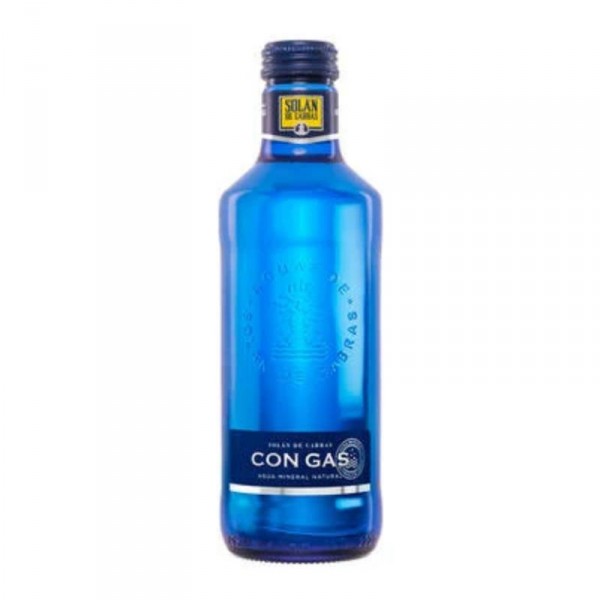 AGUA SOLAN DE CABRAS CON GAS BOT.VIDRIO 75 CL