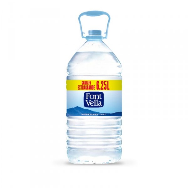 AGUA FONT VELLA MINERAL 6,25 LITROS