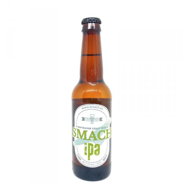 CERVEZA SMACH IPA ARTESANA BOTELLA 33 CL.