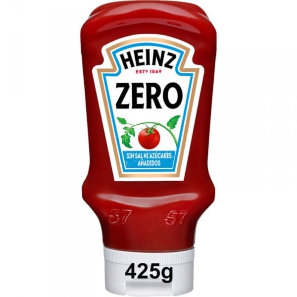 KETCHUP HEINZ ZERO 425 GRS