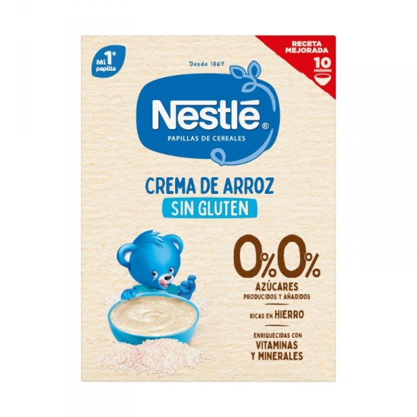 PAPILLA NESTLE 0%0% ARROZ SIN GLUTEN 180 GRS.