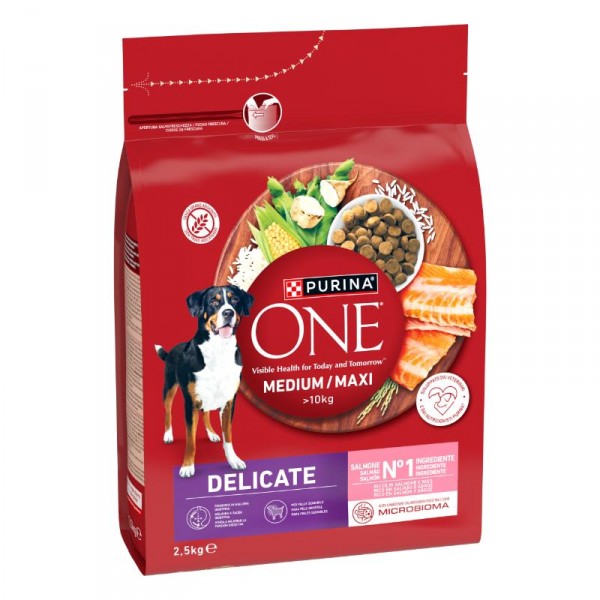 ALIMENTO ONE MED/MAX ADL DELICATE SALMON Y ARROZ 2,5KG