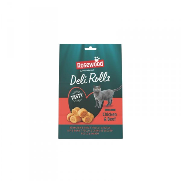 ALIMENTO DELI ROLLS POLLO Y TERNERA 40 GRS