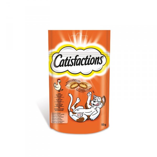 ALIMENTO CATISFACTIONS POLLO 60 GRS