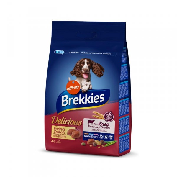 ALIMENTO BREKKIES EXCEL TENDER&DELICIOUS P.S.ADULT 3 KILOS.
