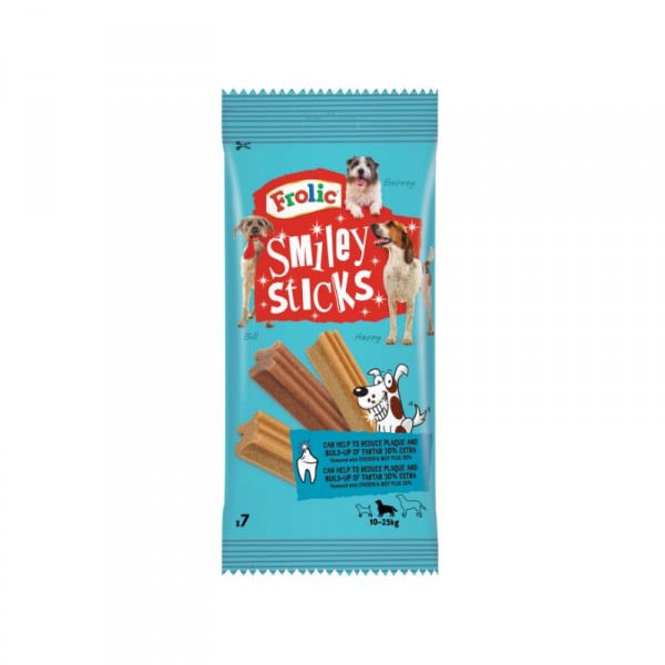 ALIMENTO FROLIC SMILEY HIGIENE ORAL 7 STICKS