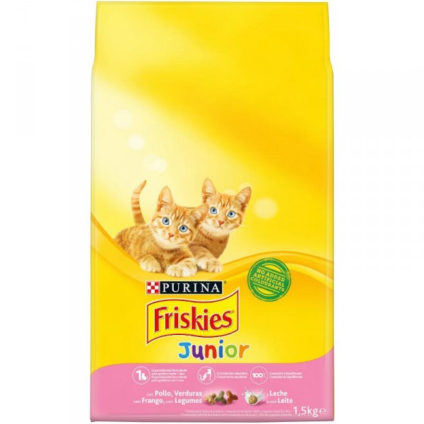 ALIMENTO FRISKIES JUNIOR GATO SECO 1,5 KILOS