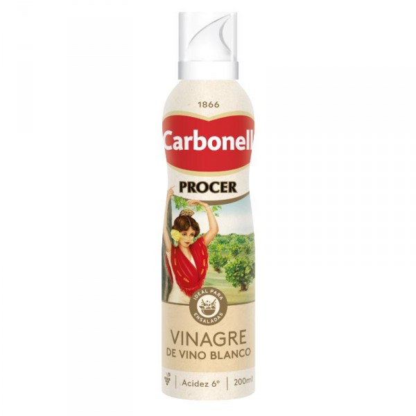 VINAGRE CARBONELL BLANCO SPRAY 200 ML.