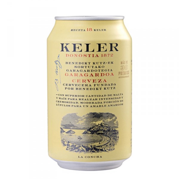 CERVEZA KELER 18 LATA 33 CL.