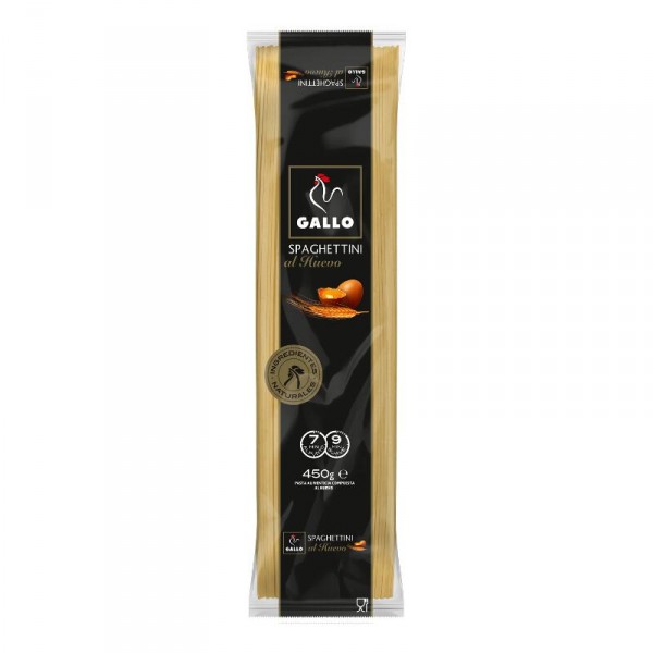 PASTA GALLO SPAGHETTI HUEVO 450 GRS