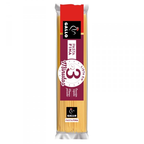 PASTA GALLO SPAGHETTI FINA 400 GRS