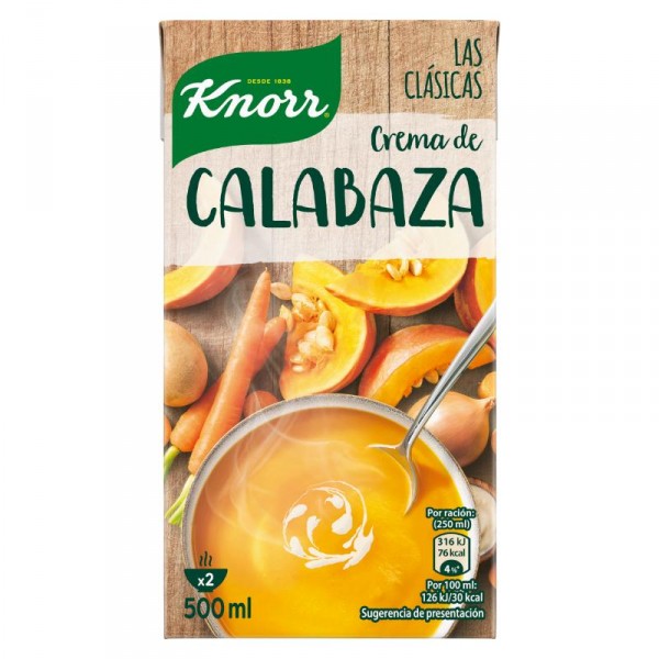 CREMA KNORR CALABAZA 500 ML.