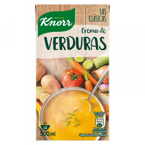 CREMA KNORR VERDURAS MEDITERRANEAS 500 ML.
