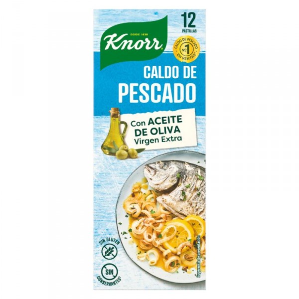 CALDO KNORR PESCADO 12 PASTILLAS