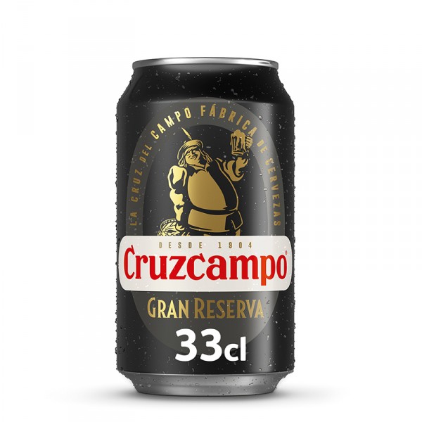 CERVEZA CRUZCAMPO GRAN RESERVA LATA 33 CL.