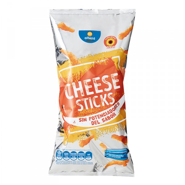 APERITIVO ALTEZA CHEESE STICKS 100 GRS