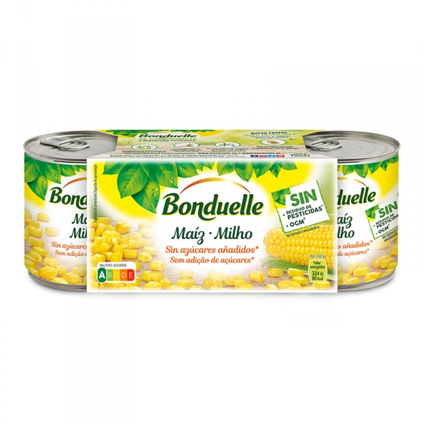 MAIZ DULCE BONDUELLE PACK 3 X 150 GR., 420 GR. P.E.
