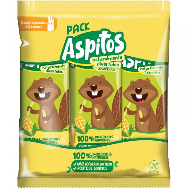 ASPITOS BOLSA 3 UNDS. PACK-6 UNDS.