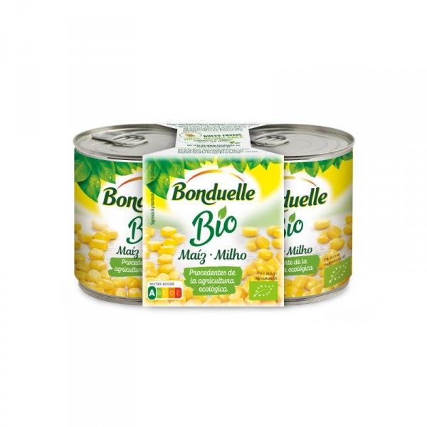 MAIZ DULCE BONDUELLE BIO PACK 2 UND. X 140 GR. P.ESCURRIDO