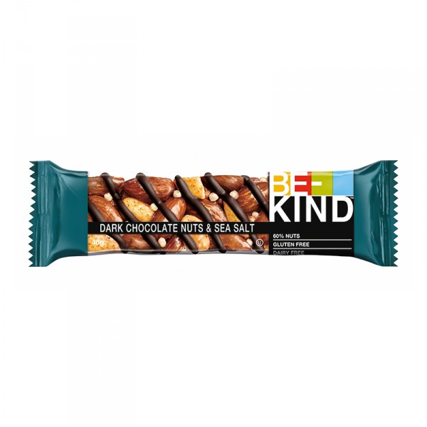 BARRITAS BE-KIND FRUTOS SECOS Y CHOCOLATE NEGRO 40 GRS.