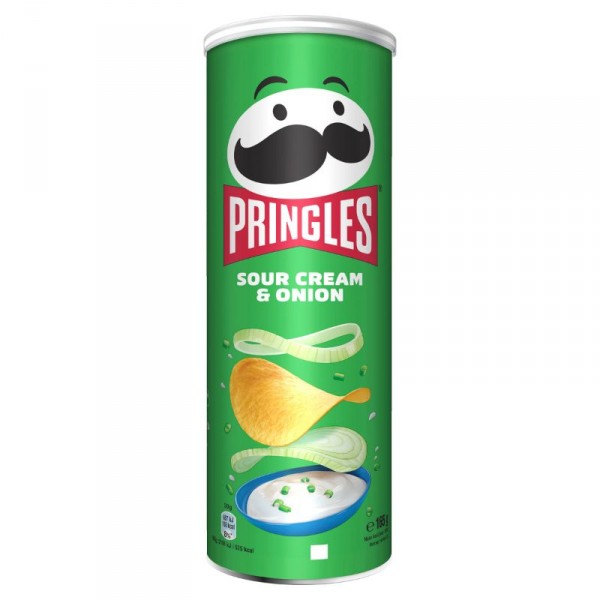 SNACK PRINGLES SOUR CREAM ONION 165 GRS