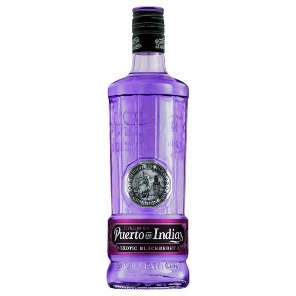 GINEBRA PUERTO DE INDIAS EXOTIC BLACKBERRY 70 CL.