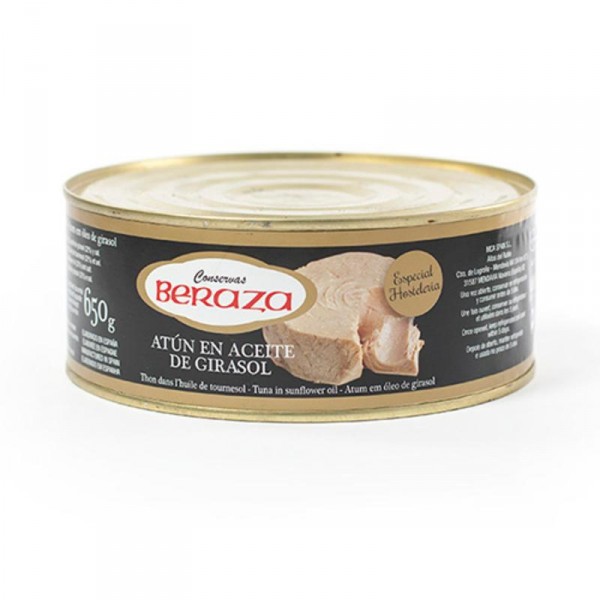 ATUN BERAZA EN ACEITE VEGETAL RO-900, 650 GRS P.E.