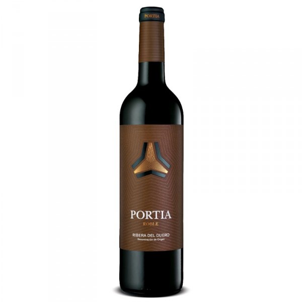 VINO TINTO PORTIA D.O. RIBERA DUERO ROBLE 75 CL.