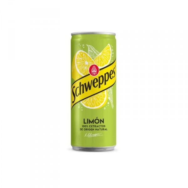 REFRESCO SCHWEPPES LIMON LATA 33 CL