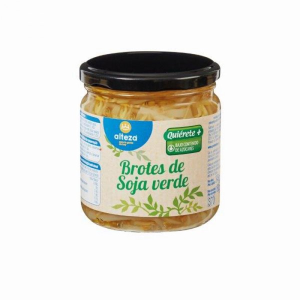 BROTES SOJA VERDE ALTEZA FRASCO 345 GR., 180 GR. P.E.