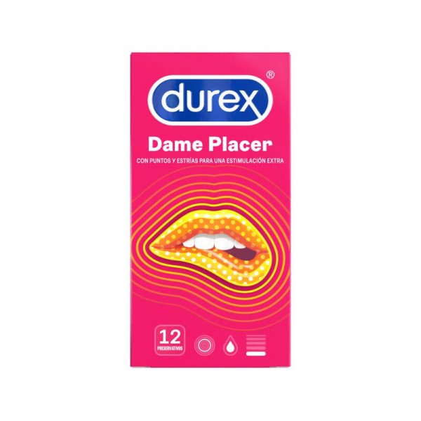 PRESERVATIVO DUREX DAME PLACER 12 UNDS