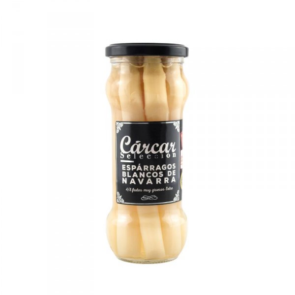 ESPARRAGO CARCAR D.O.NAVARRA FRASCO 4/6 FRUROS 330GR.205G.PE