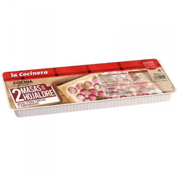MASA DE HOJALDRE LA COCINERA 500 GRS