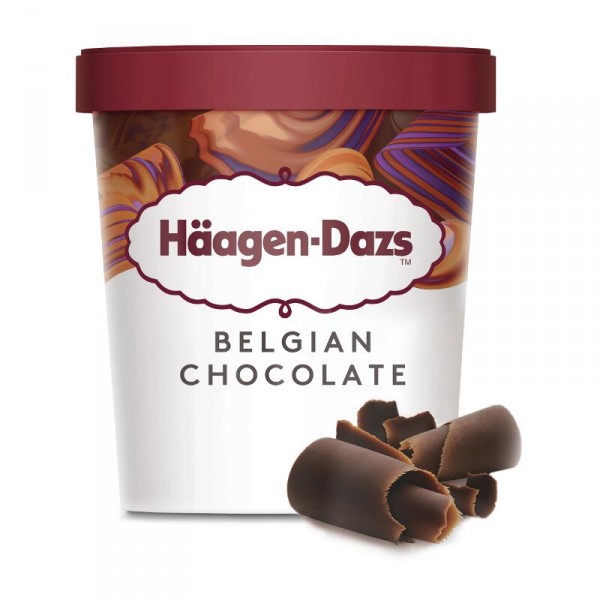 HELADO HÄAGEN-DAZS TARRINA CHOCOLATE BELGA 424 GRS