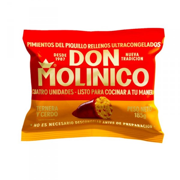PIMIENTO DON MOLINICO PIQUILLO RELLENO CARNE 4 UD.180 GRS.
