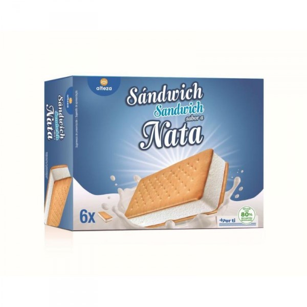 HELADO ALTEZA SANDWICH NATA P-6 UD X 100ML