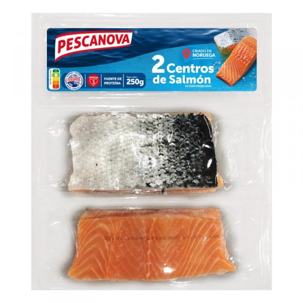 CENTROS DE SALMON PESCANOVA 250 GRS