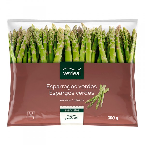 ESPARRAGOS VERLEAL VERDES ENTEROS 300 GRS.