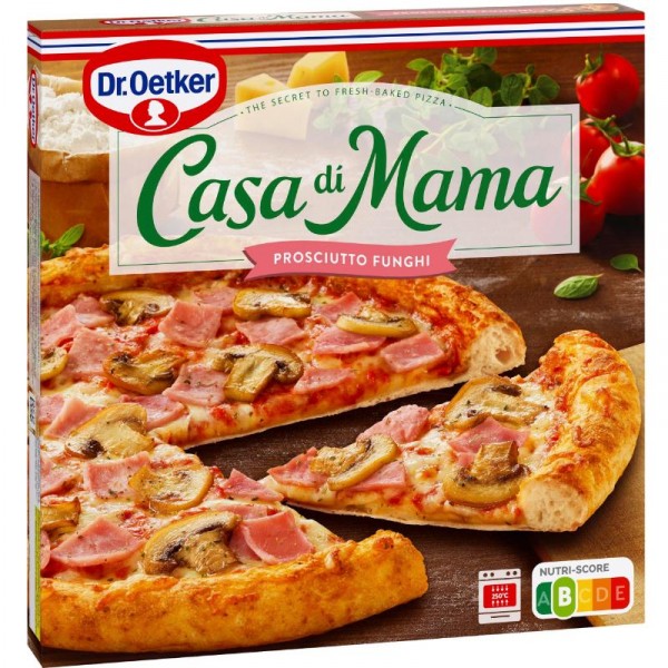 PIZZA CASA DI MAMA DR.OETKER PROSCIUTTO FUNGHI 380 GRS