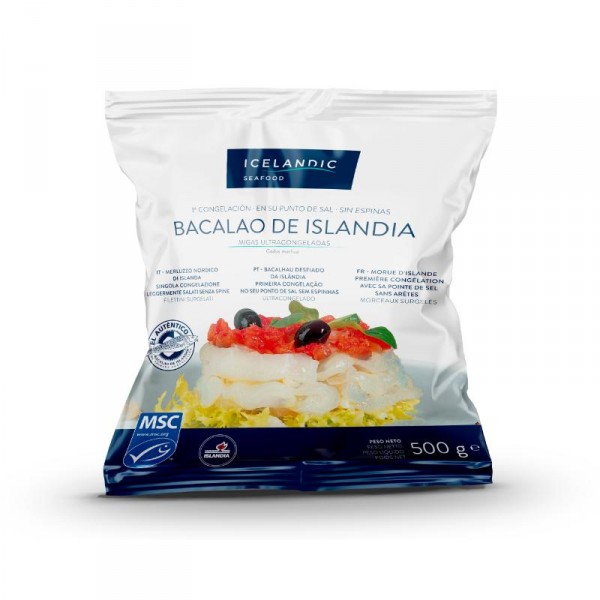 MIGAS DE BACALAO ICELANDIC 500 GRS