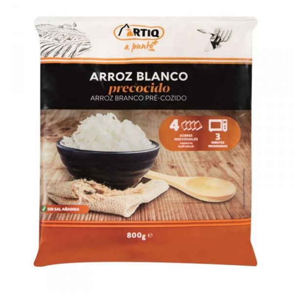 ARROZ ARTIQ BLANCO COCIDO 4X200 GRS.