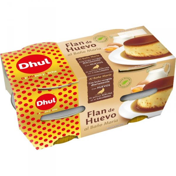 FLAN DHUL HUEVO PACK-4 X 110 GRS