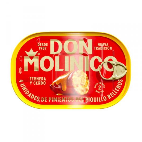 PIMIENTO DON MOLINICO PIQUILLO RELLENO CARNE 260 GR.