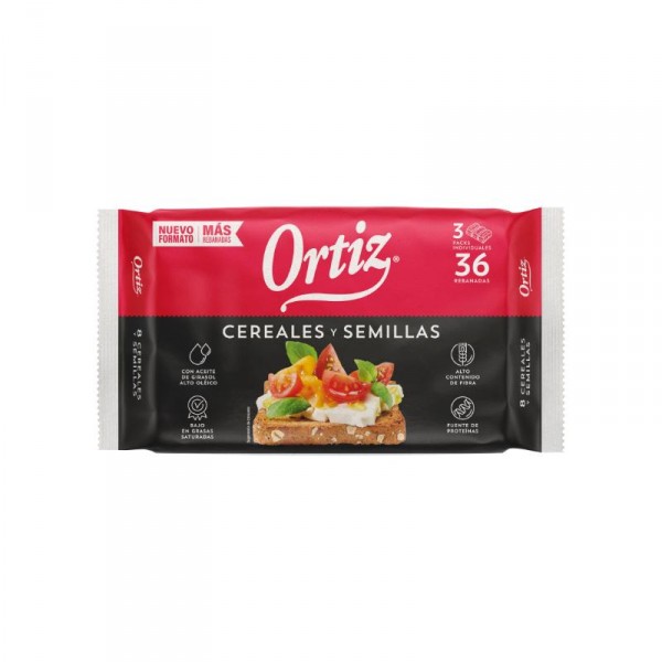 PAN ORTIZ TOSTADO MULTICEREALES 320 GRS