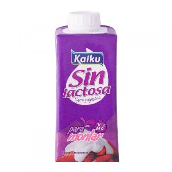 NATA KAIKU SIN LACTOSA MONTAR 36º 200 ML.