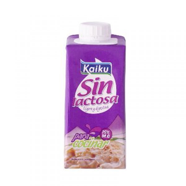 NATA KAIKU SIN LACTOSA COCINAR 15º 200 ML.
