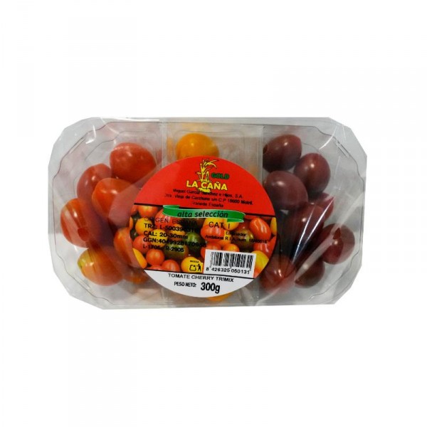 TOMATE CHERRY TRIMIX BANDEJA 300 GRS
