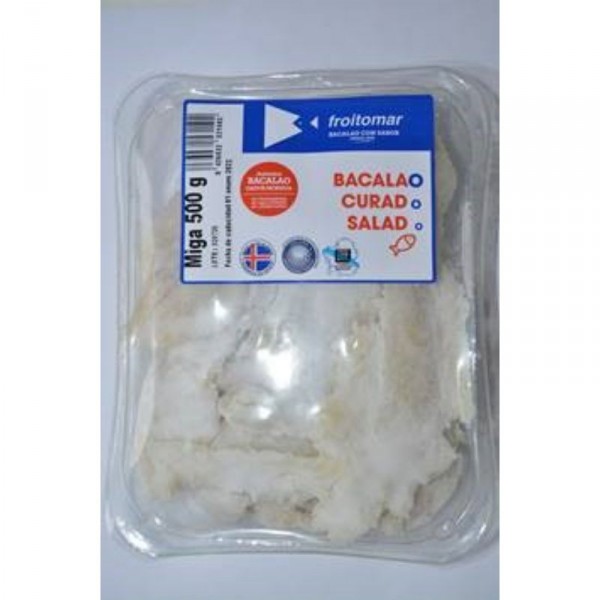 MIGAS DE BACALAO SALADO 500 GRS. UNIDAD